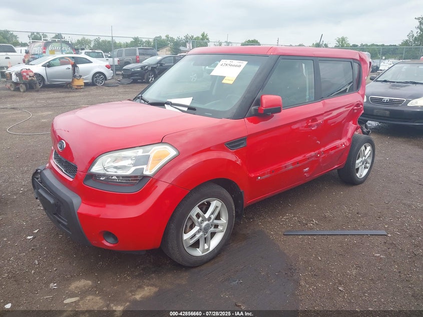 2011 Kia Soul + VIN: KNDJT2A27B7295194 Lot: 42856660