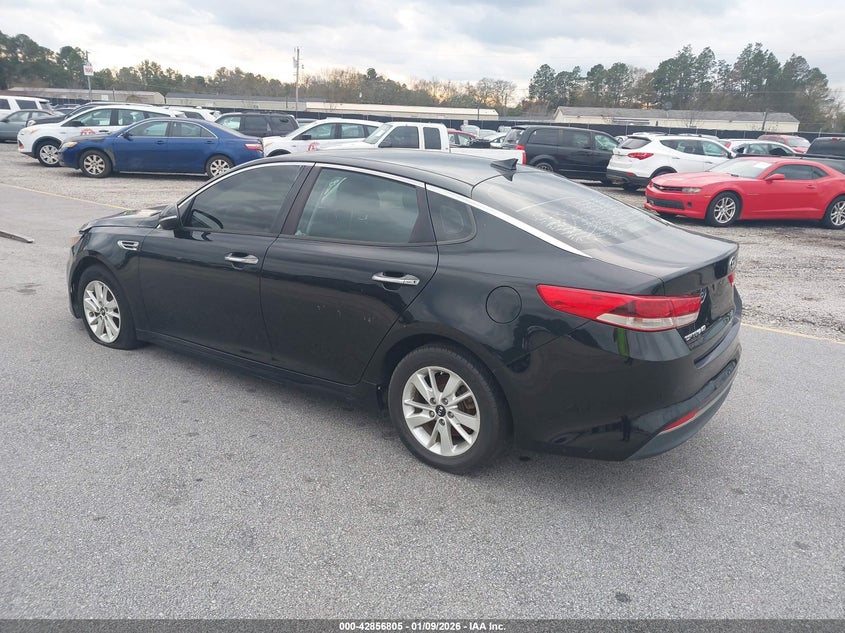 Vin: 5xxgt4l37gg052267, lot: 43350390, kia optima lx 20163