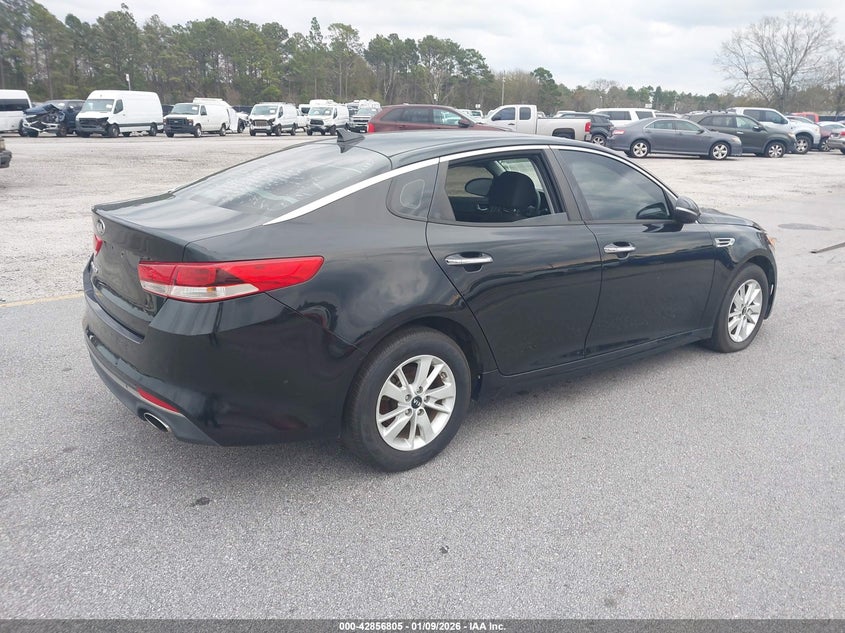 Vin: 5xxgt4l37gg052267, lot: 43350390, kia optima lx 20164