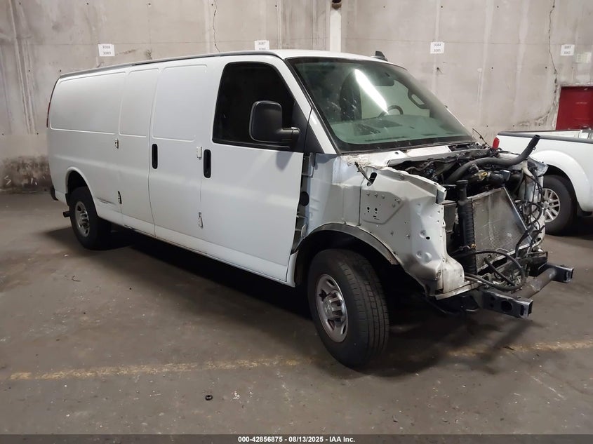 1GCWGBFGXL1238457 2020 Chevrolet Express Cargo Rwd 2500 Extended Wheelbase Wt auction photo 1