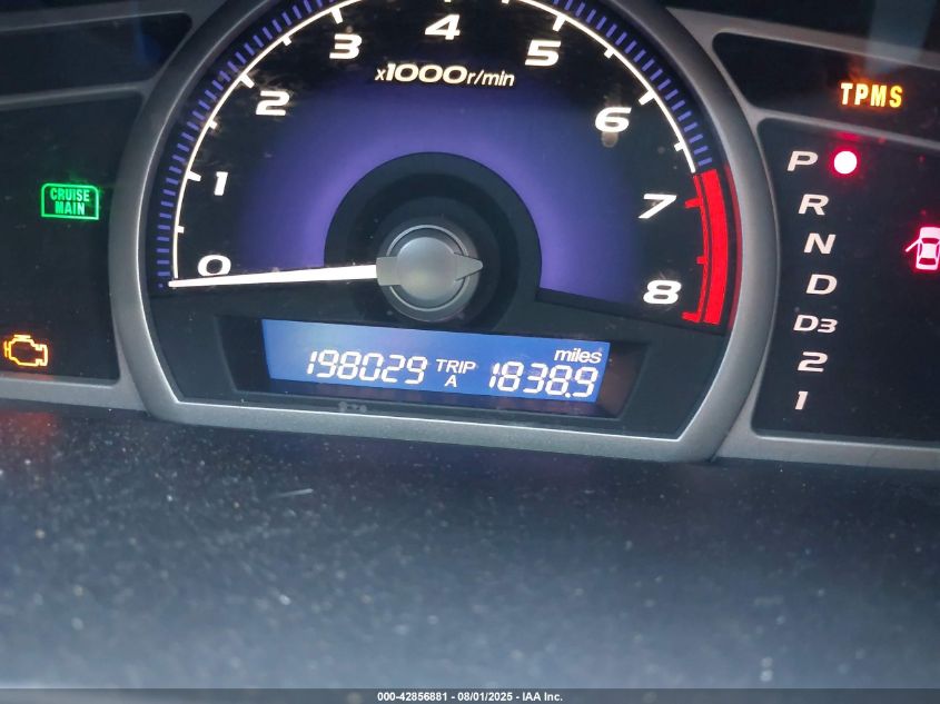 2009 Honda Civic Lx VIN: 2HGFA16589H355153 Lot: 42856881