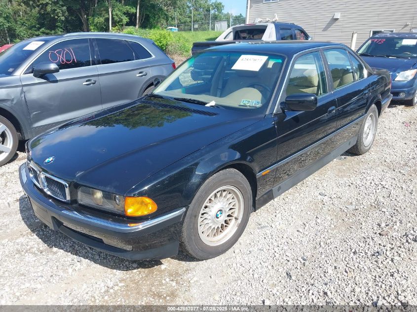 1995 BMW 740 I Automatic VIN: WBAGF6327SDH08206 Lot: 42857077