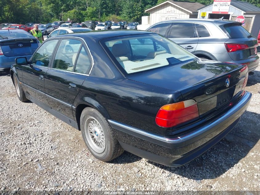 1995 BMW 740 I Automatic VIN: WBAGF6327SDH08206 Lot: 42857077