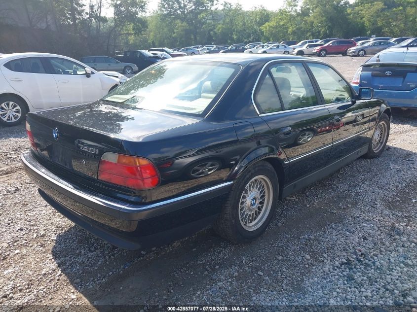 1995 BMW 740 I Automatic VIN: WBAGF6327SDH08206 Lot: 42857077
