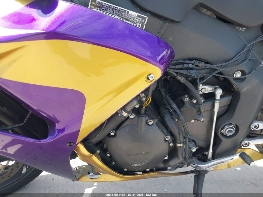 2006 Honda Cbr1000 Rr VIN: JH2SC570X6M202744 Lot: 42857143