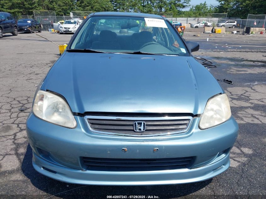 2000 Honda Civic Lx VIN: 1HGEJ6677YL059939 Lot: 42857243