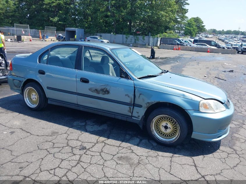2000 Honda Civic Lx VIN: 1HGEJ6677YL059939 Lot: 42857243
