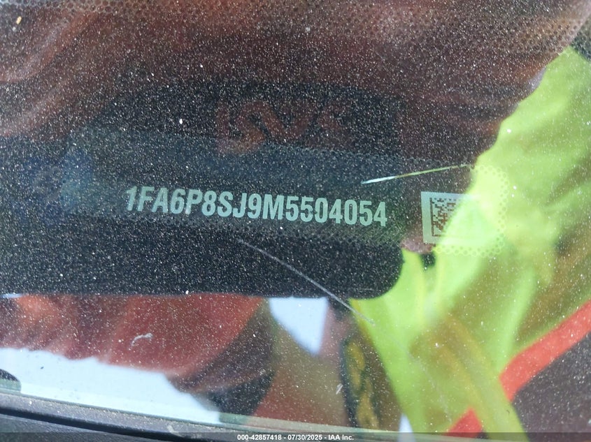 2021 FORD MUSTANG SHELBY GT500 FASTBACK - 1FA6P8SJ9M5504054