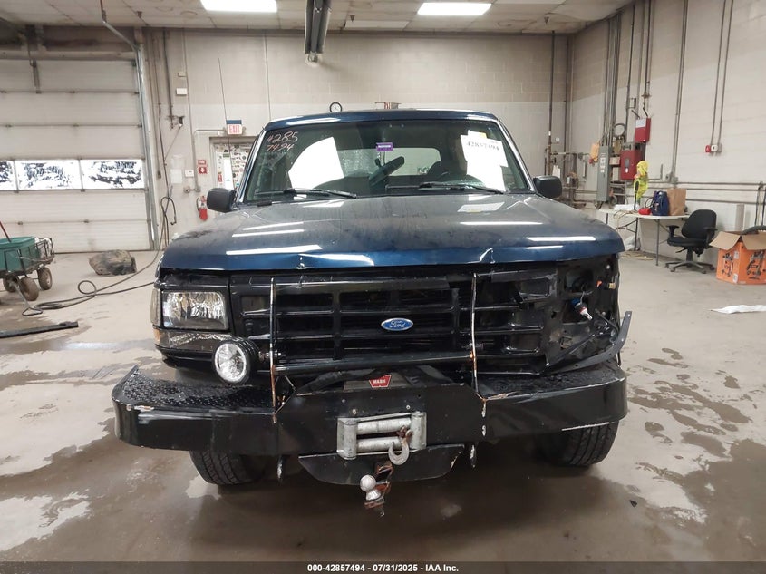 1996 Ford Bronco U100 VIN: 1FMEU15N3TLB57766 Lot: 42857494