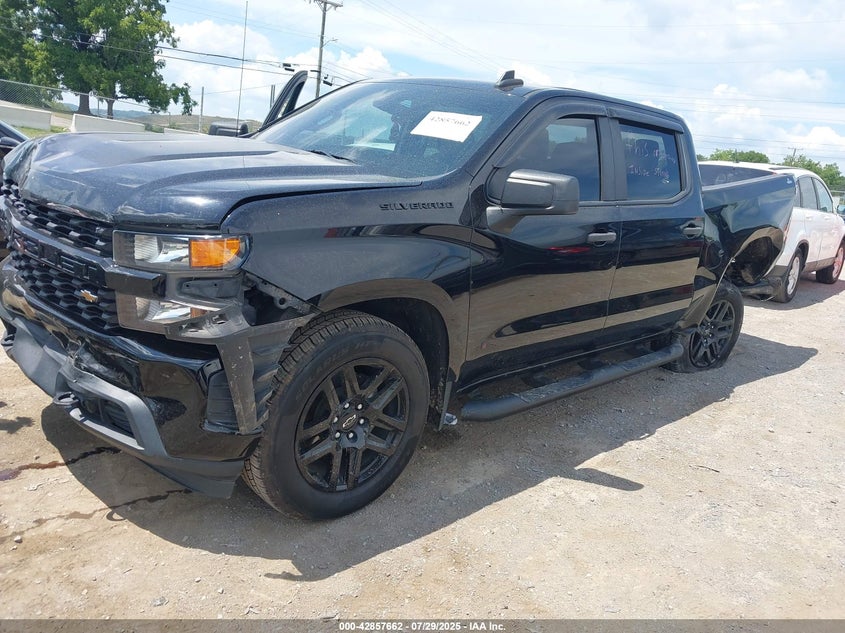 2020 CHEVROLET SILVERADO 1500 2WD  SHORT BED CUSTOM - 1GCPWBEK7LZ231948
