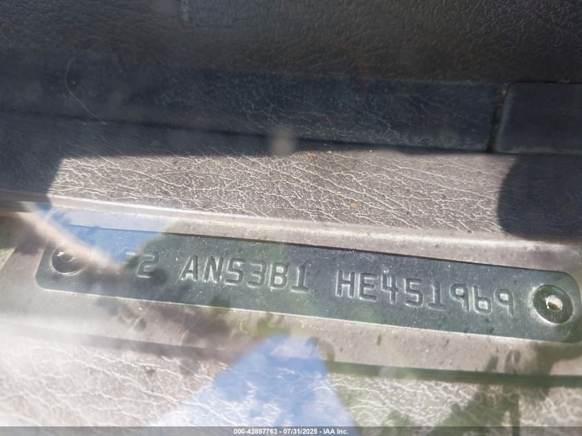 1987 Subaru Gl 4Wd VIN: JF2AN53B1HE451969 Lot: 42857763