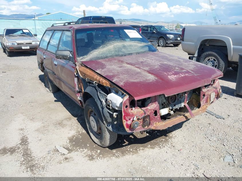 1986 Subaru Gl 4Wd VIN: JF2AN53BXGE456523 Lot: 42857765