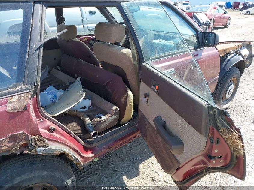 1986 Subaru Gl 4Wd VIN: JF2AN53BXGE456523 Lot: 42857765