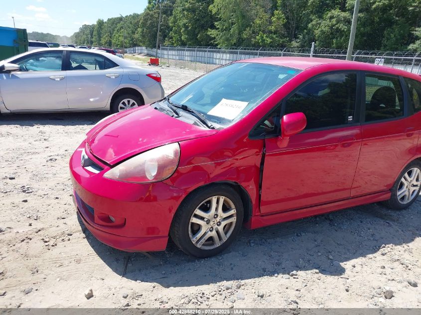 2008 Honda Fit Sport VIN: JHMGD38628S041693 Lot: 42858210