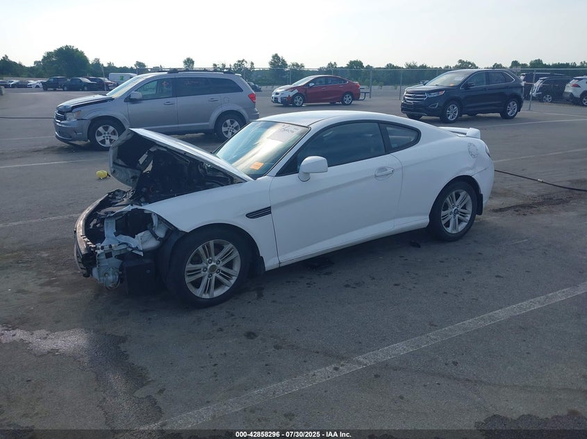 2007 Hyundai Tiburon Gs VIN: KMHHM66D574256167 Lot: 42858296