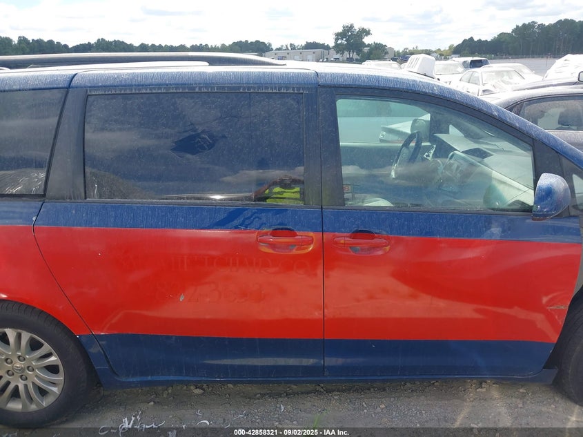 2013 Toyota Sienna Xle V6 8 Passenger VIN: 5TDYK3DC9DS396046 Lot: 42858321