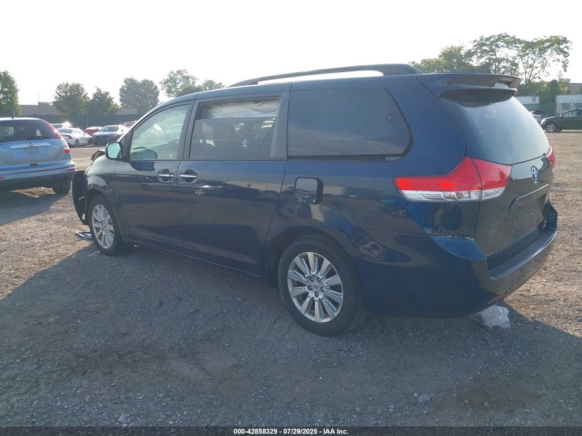 2012 Toyota Sienna Xle 7 Passenger VIN: 5TDDK3DCXCS047622 Lot: 42858329