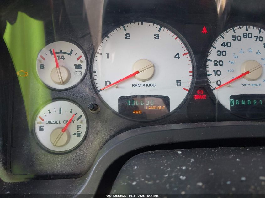 2005 Dodge Ram 3500 Slt/Laramie VIN: 3D7MS48C15G803684 Lot: 42858420