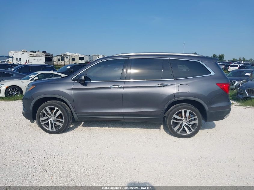 2018 Honda Pilot Touring VIN: 5FNYF6H97JB012138 Lot: 42858851