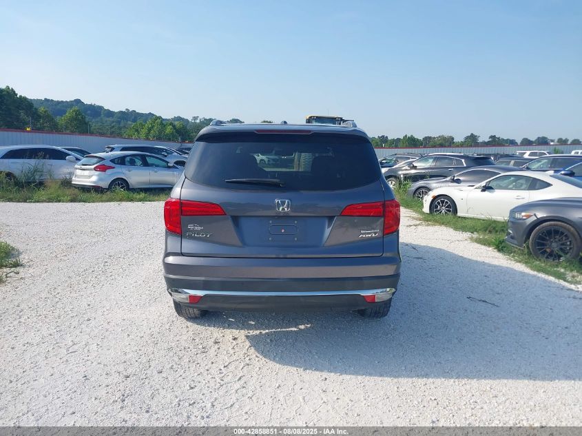 2018 Honda Pilot Touring VIN: 5FNYF6H97JB012138 Lot: 42858851