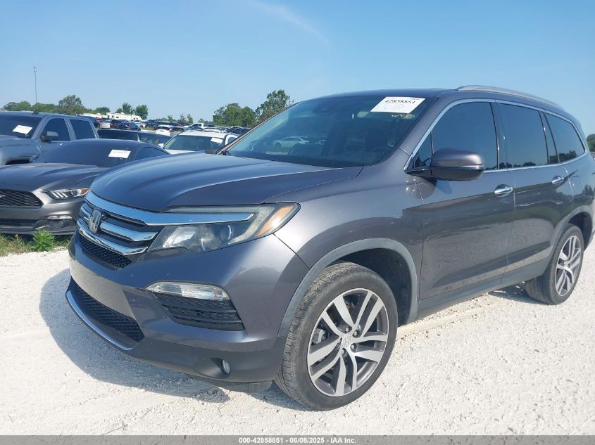 2018 Honda Pilot Touring VIN: 5FNYF6H97JB012138 Lot: 42858851