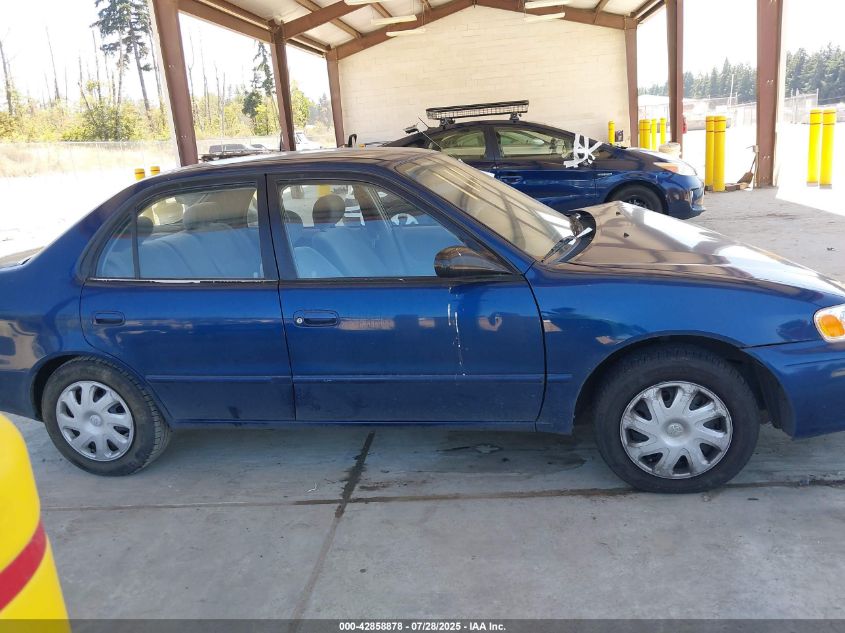 2002 Toyota Corolla Le VIN: 1NXBR12E32Z602007 Lot: 42858878