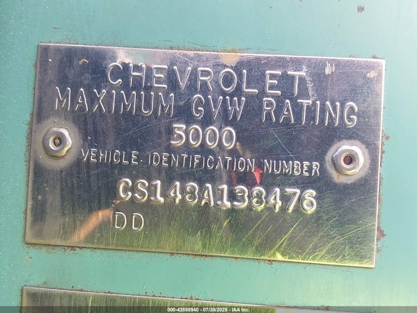 1968 Chevrolet Pickup - CS148A138476