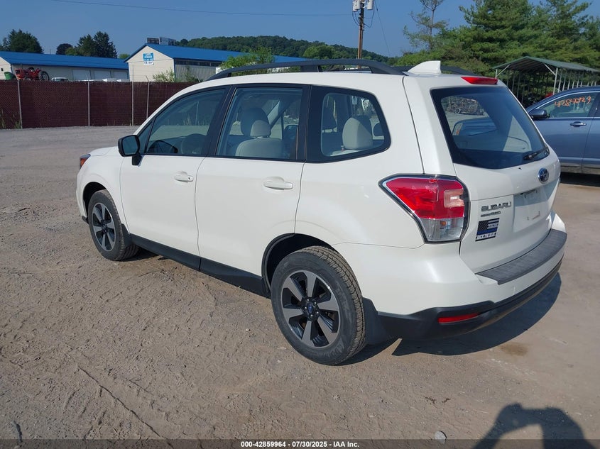 2017 Subaru Forester 2.5 2.5i Brown Lot 111042859964 Vin JF2SJABC3HH435855
