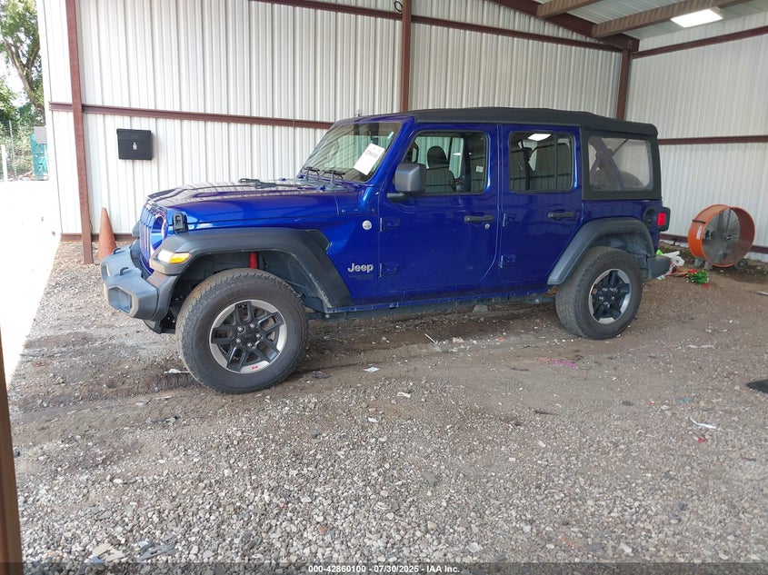 2019 JEEP WRANGLER UNLIMITED SPORT 4X4 - 1C4HJXDG0KW602994
