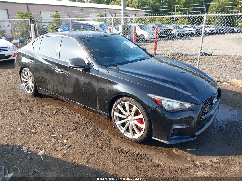 JN1FV7AR7JM481198 2018 Infiniti Q50 3.0T Red Sport 400 auction photo 1