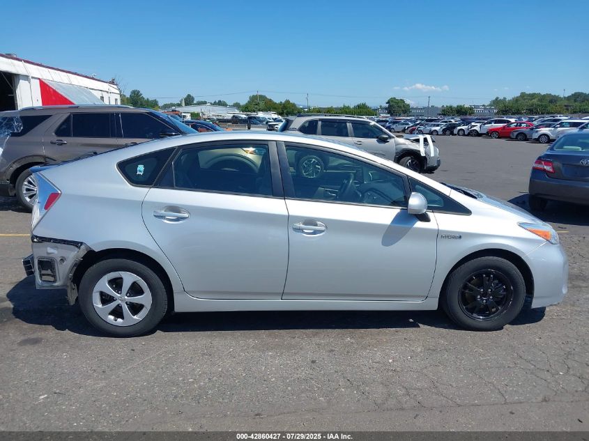 2013 Toyota Prius Two VIN: JTDKN3DU0D5699244 Lot: 42860427