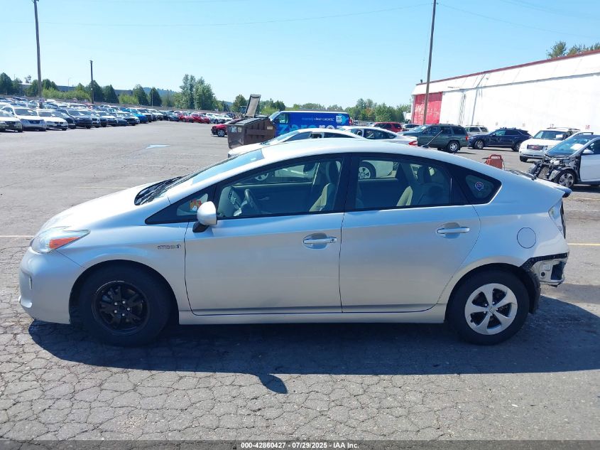 2013 Toyota Prius Two VIN: JTDKN3DU0D5699244 Lot: 42860427