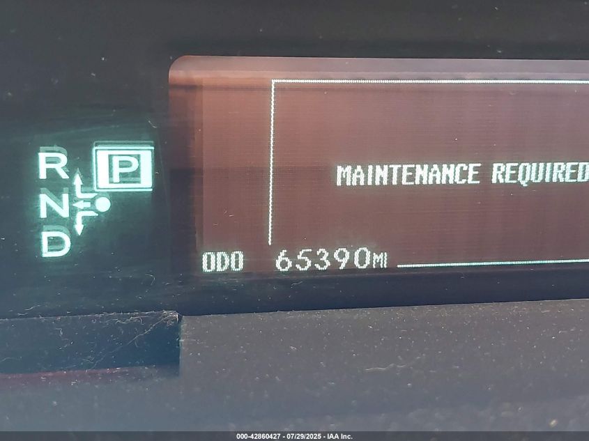 2013 Toyota Prius Two VIN: JTDKN3DU0D5699244 Lot: 42860427