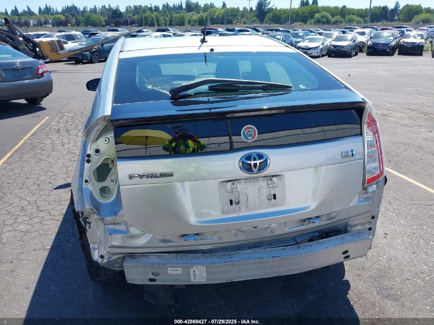 2013 Toyota Prius Two VIN: JTDKN3DU0D5699244 Lot: 42860427