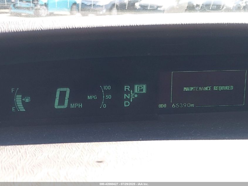 2013 Toyota Prius Two VIN: JTDKN3DU0D5699244 Lot: 42860427