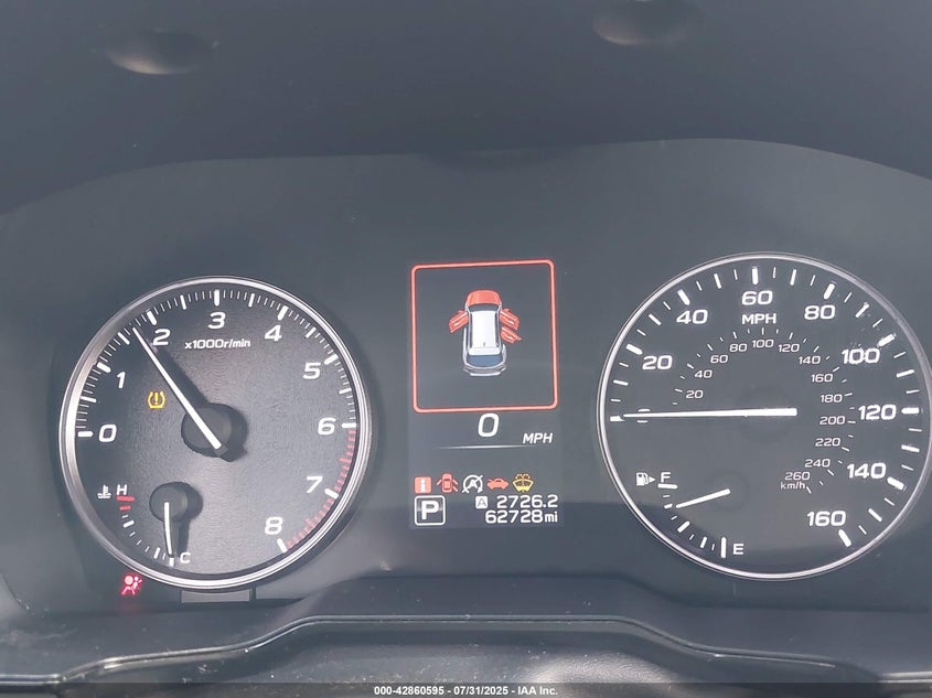 2019 Subaru Outback 2.5I VIN: 4S4BSABC7K3293747 Lot: 42860595