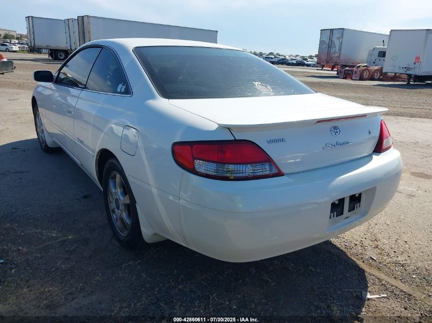2001 Toyota Camry Solara Se V6 VIN: 2T1CF22P11C464312 Lot: 42860611