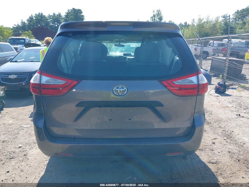 2015 Toyota Sienna L 7 Passenger VIN: 5TDZK3DCXFS644814 Lot: 42860677