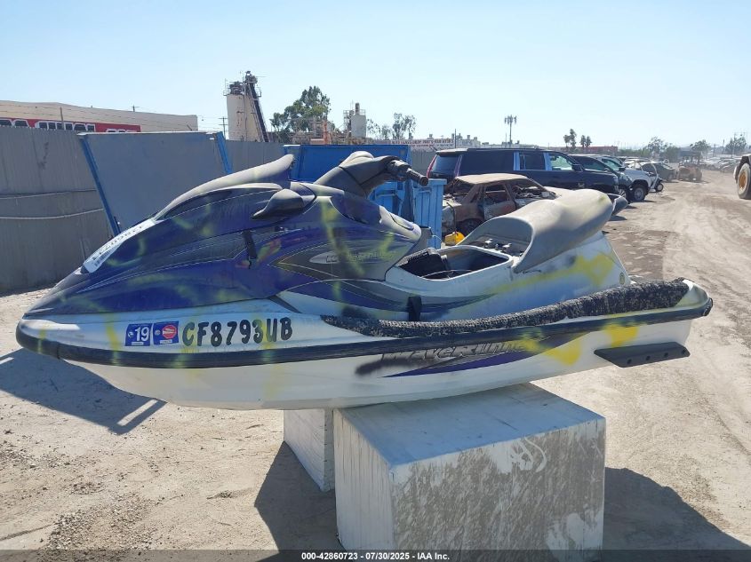 2001 Yamaha Waverunner VIN: YAMA1960J102 Lot: 42860723