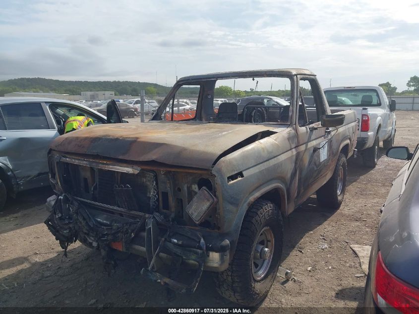 1985 Ford Bronco U100 VIN: 1FMDU15NXFLA68616 Lot: 42860917