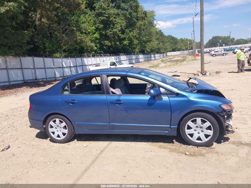 2009 Honda Civic Lx VIN: 2HGFA16579H527818 Lot: 42860920