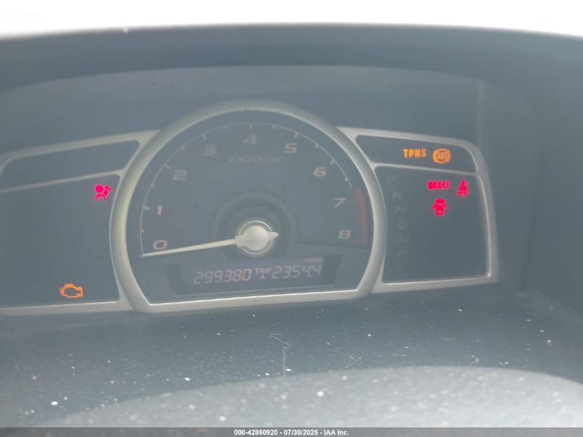 2009 Honda Civic Lx VIN: 2HGFA16579H527818 Lot: 42860920