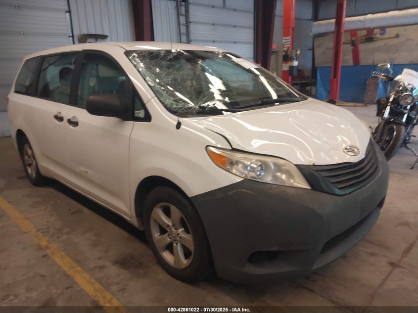 2013 Toyota Sienna L V6 7 Passenger VIN: 5TDZK3DC4DS326541 Lot: 42861022