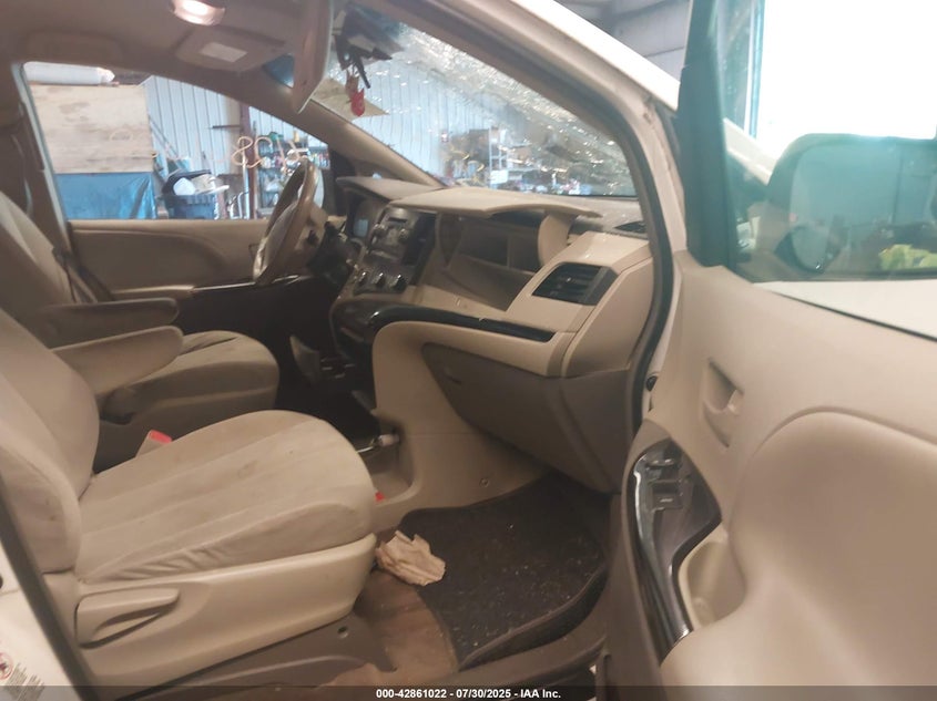 2013 Toyota Sienna L V6 7 Passenger VIN: 5TDZK3DC4DS326541 Lot: 42861022