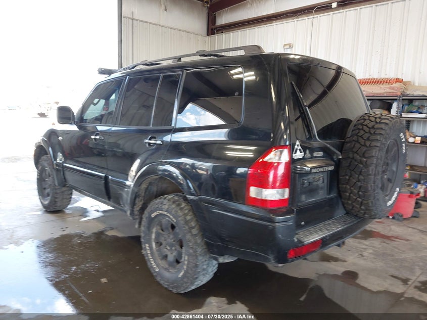 2003 Mitsubishi Montero 20Th Anniversary/Limited black other gasoline JA4NW51S93J019351 photo #4