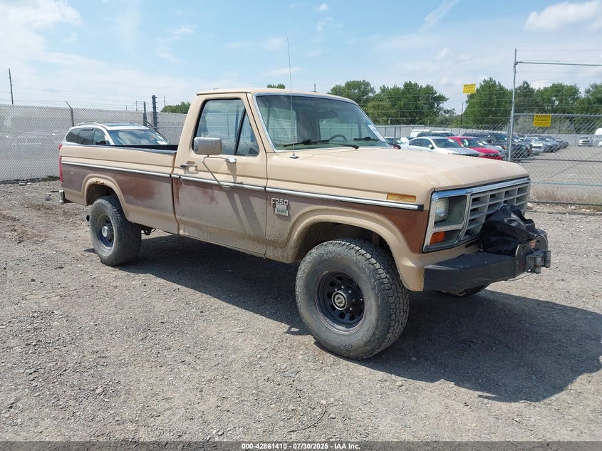 1FTHF2618FPA87787 1985 Ford F250 auction photo 1