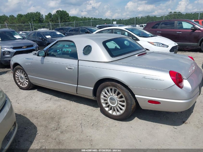 2005 Ford Thunderbird 50Th Anniversary VIN: 1FAHP60A65Y103500 Lot: 42861465