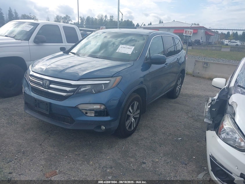 Vin: 5fnyf6h47gb029454, lot: 43355390, honda pilot ex 20162