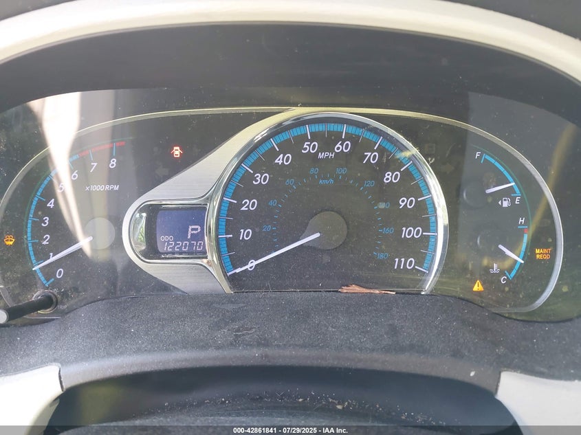 2012 Toyota Sienna Xle 7 Passenger VIN: 5TDDK3DC9CS036692 Lot: 42861841