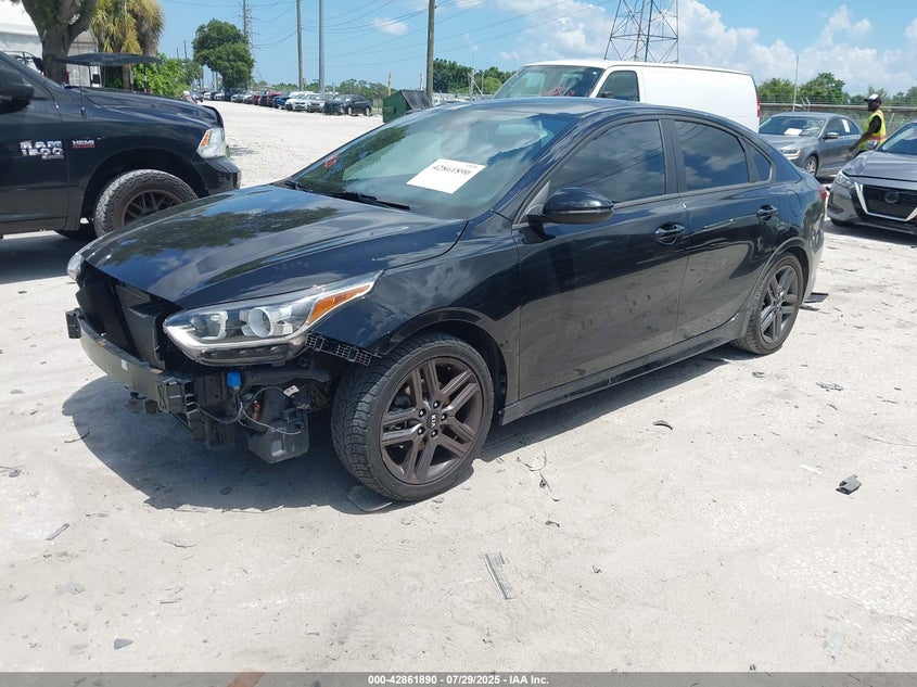 VIN 3KPF34AD1ME329135 2021 KIA FORTE GT-LINE